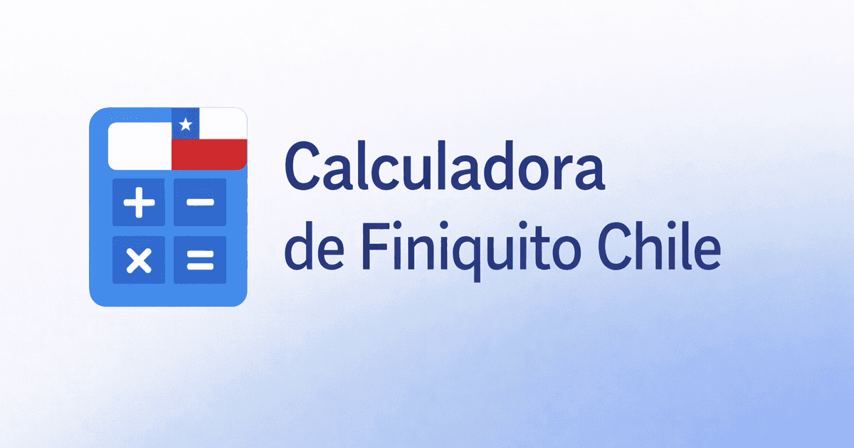 Calculadora de Finiquito Chile